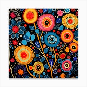 Colorful Flowers 10 Canvas Print