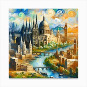 London Skyline 1 Canvas Print