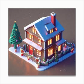 Christmas House 103 Canvas Print