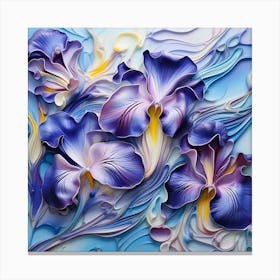 Iris Painting 2 Canvas Print