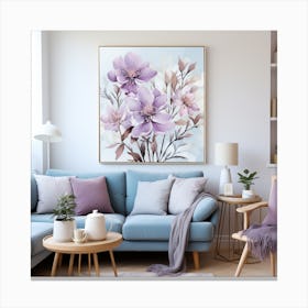 classic drawing room Canvas Print