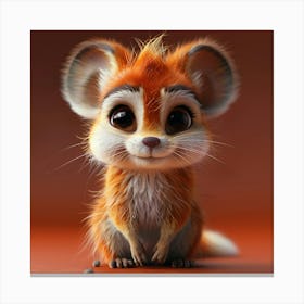 Cute Fox 66 Canvas Print