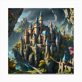 Disney Castle 8 Canvas Print