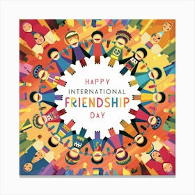 International Friendship Day 3 Canvas Print