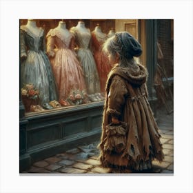 Window dreaming Canvas Print