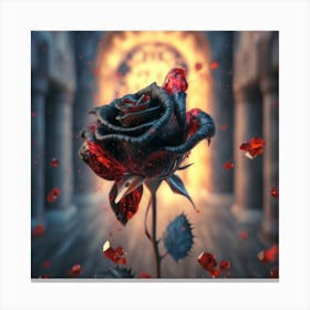 Black Rose Canvas Print