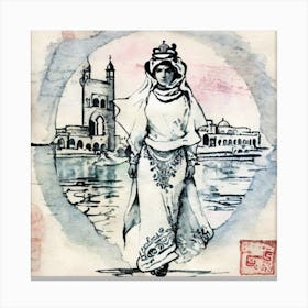 Islamic Woman Canvas Print