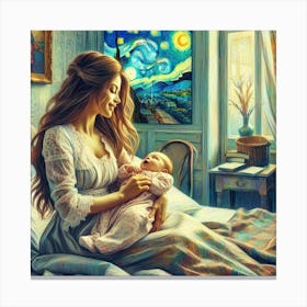 Mother And Child 1 Canvas Print