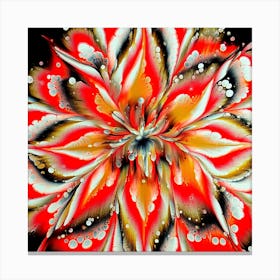 Abstract Flower Canvas Print