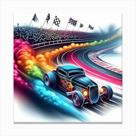 Hot Rod Race Car Canvas Print