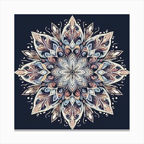 mandala-style pattern Canvas Print