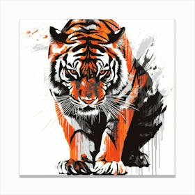 Tiger.Generated AI. Wall Art Print 2 Canvas Print