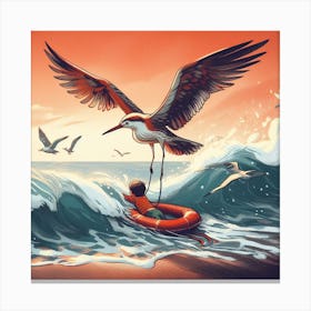 Lifesaver Canvas Print