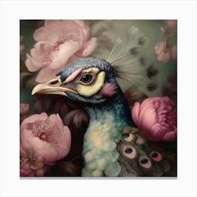 Peacock 1 Canvas Print