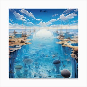 Dali style sea Canvas Print