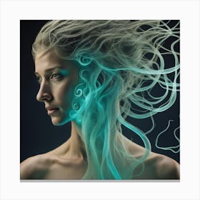 Ethereal Woman Canvas Print