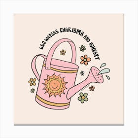 Leo Watering Can Canvas Print