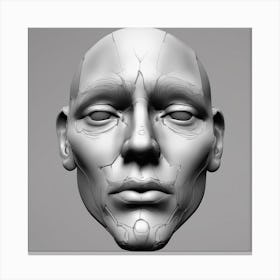 Human Head 3 Canvas Print