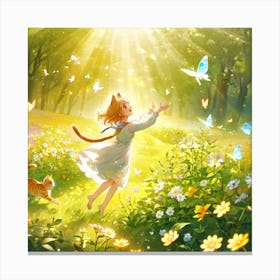 Kawaii Canvas Print