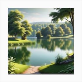 Landscape Painting 235 Canvas Print