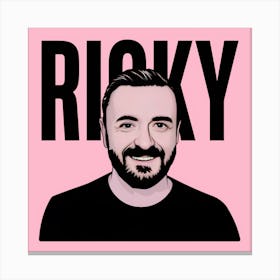 Ricky Gervais fan art Canvas Print