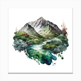 Mountain Landscape 1 Canvas Print