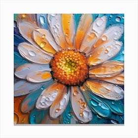 Daisy Painting Canvas Print