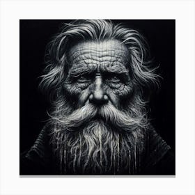 Old Man With Beard 2 Canvas Print