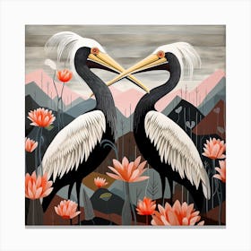 Bird In Nature Pelican 2 Canvas Print