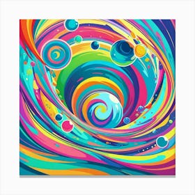 Abstract Swirl Canvas Print