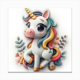 Unicorn 492 Canvas Print