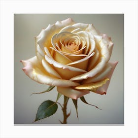 Gold Rose Canvas Print