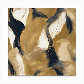 Abstract Gold Canvas Print