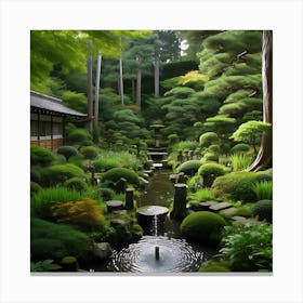 Japanese Garden 2 Canvas Print
