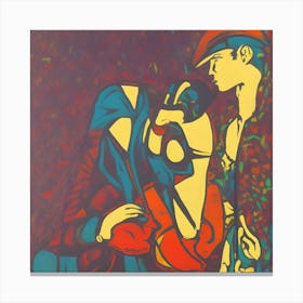 Man And A Woman Canvas Print