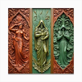 Three Gods Canvas Print