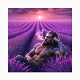 Lavender Field Canvas Print