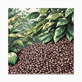 Coffee Beans 6 Canvas Print