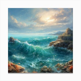 Ocean Waves 2 Canvas Print