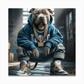 Rap Dog 2 Canvas Print