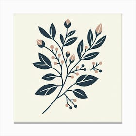 Scandinavian style, Sprig of ylang-ylang 1 Canvas Print