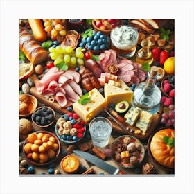 Food And Drink Canvas Print