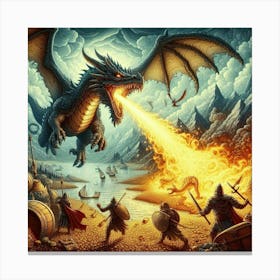 Dragon Fire Canvas Print