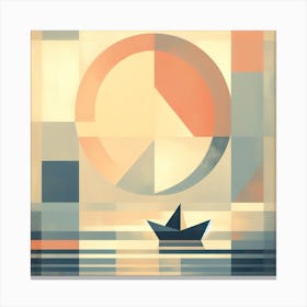 Paper Boat Canvas Print