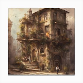 Fantasy House Canvas Print