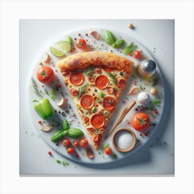 Pizza10 Canvas Print