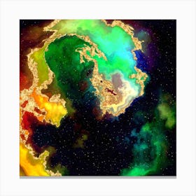 100 Nebulas in Space with Stars Abstract n.081 Canvas Print