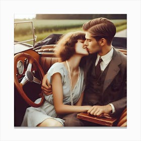 Dating Automotive Style-1928 ~Reimagined 20 Canvas Print