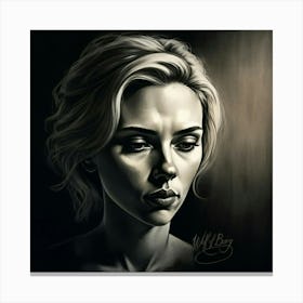 Scarlett Johansson 4 Canvas Print