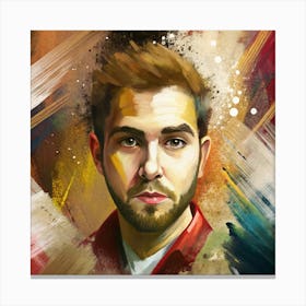 Portrait Of A Man 7 Canvas Print